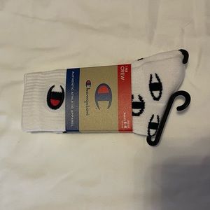Brand New White Champion Socks